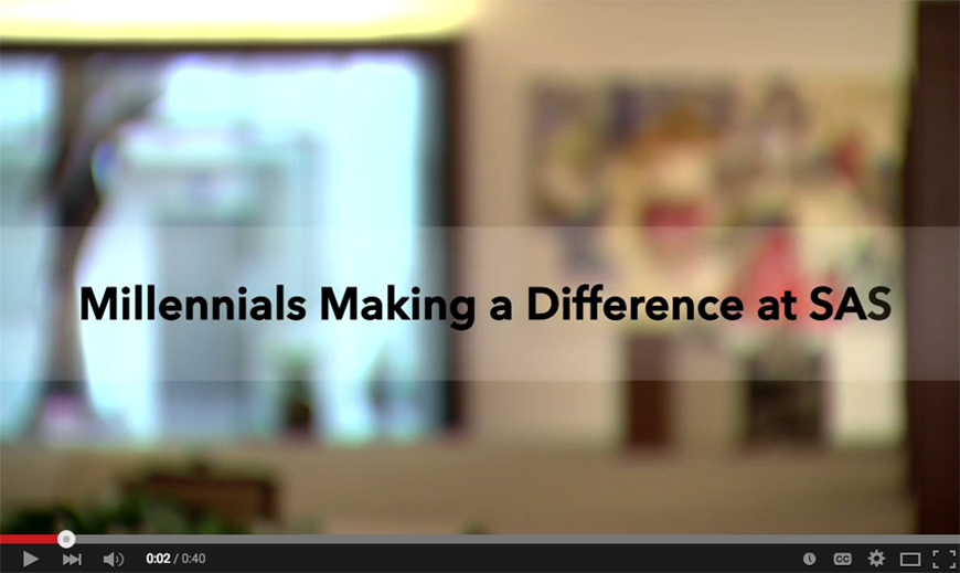 Best Places to Work for Millennials 2015 Sponsor Spotlight - SAS