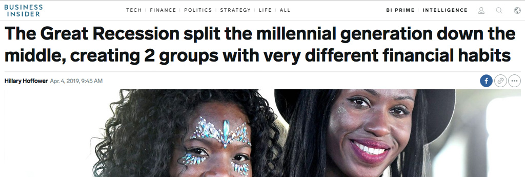 Headline from Business Insider article